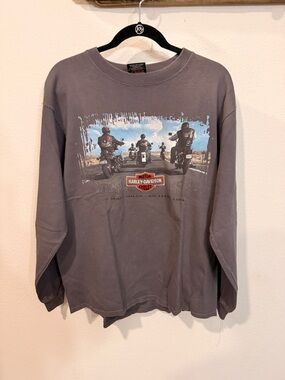 Vintage Harley-Davidson of Dallas Tshirt Embroidered Logo Mens Large